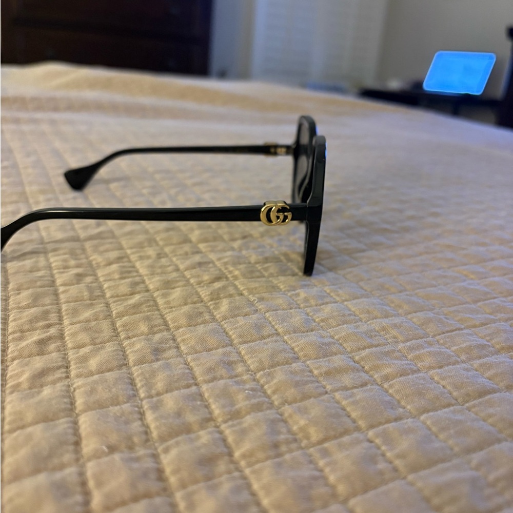 Gucci Dark Square Sunglasses - image 2